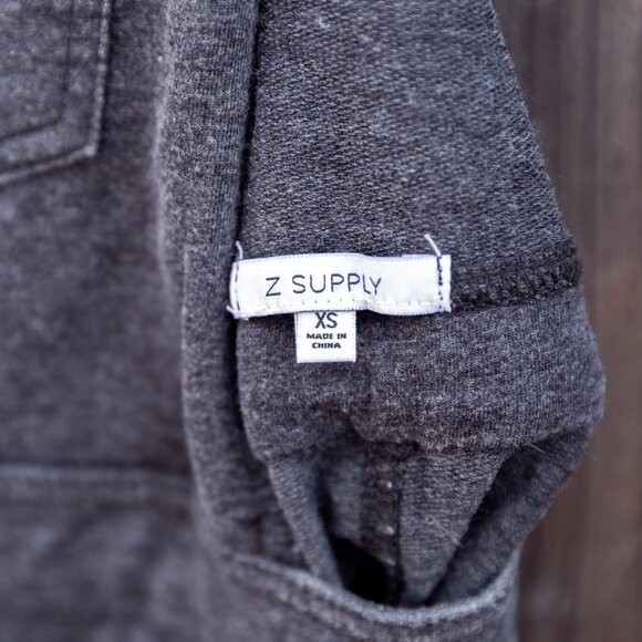 Z Supply Overall Dress, XS, Gray - Picture 4 of 5